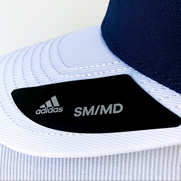 Adidas Georgia Tech Yellow Jackets Hat Cap Navy Blue Gold Mens Size Small Medium - Picture 6 of 12